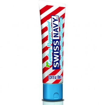 Лубрикант SWISS NAVY Cooling Peppermint с ароматом мятных конфеток 10 мл.